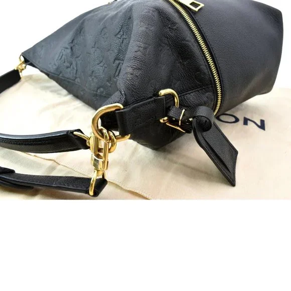 LOUIS VUITTON  Melie Empreinte Leather Hobo Shoulder Bag Black - Picture 5 of 12